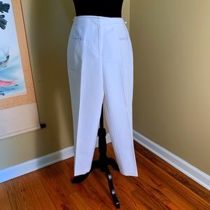 J. McLaughlin white cotton pants
